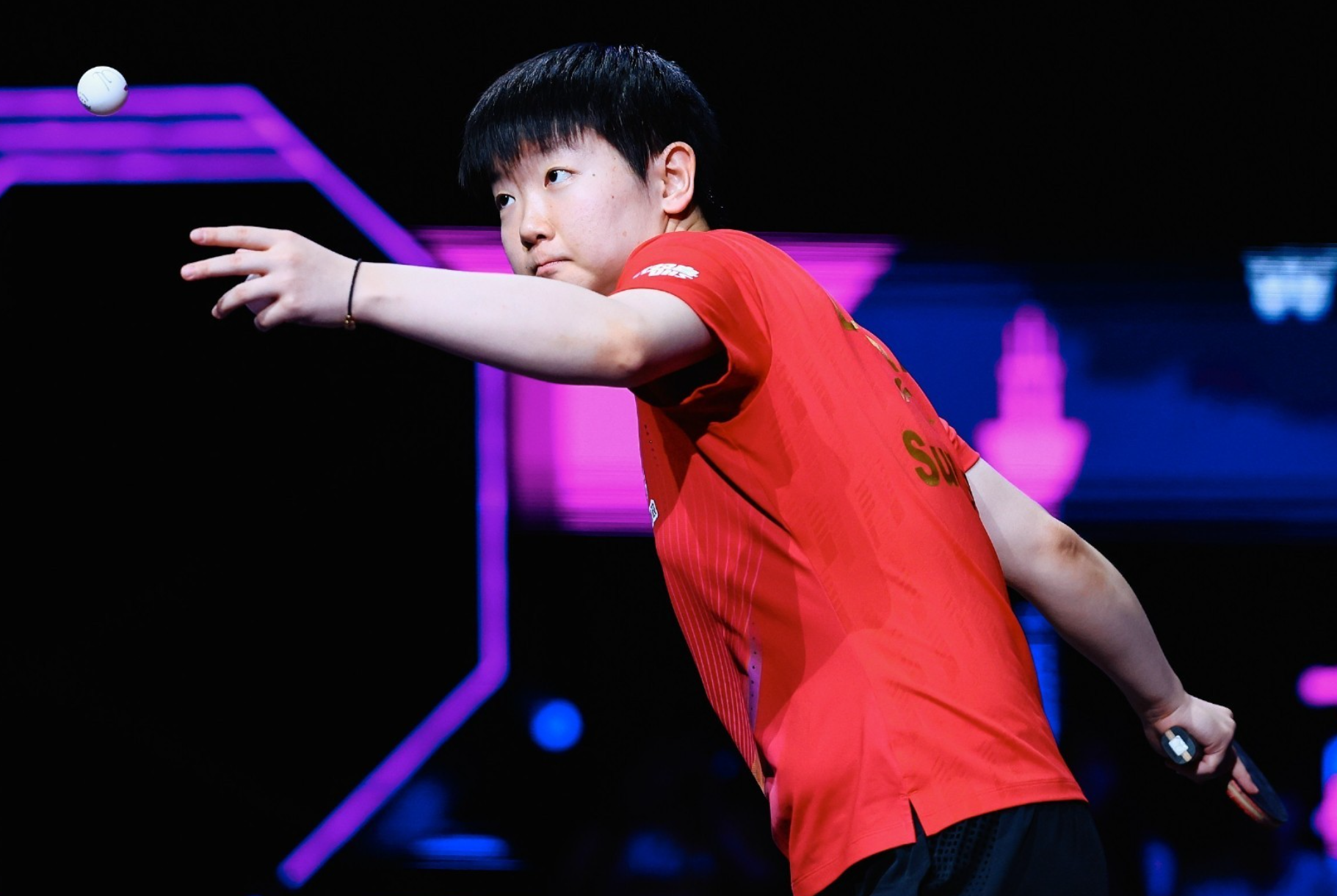 孙颖莎还重, 颖莎打得还